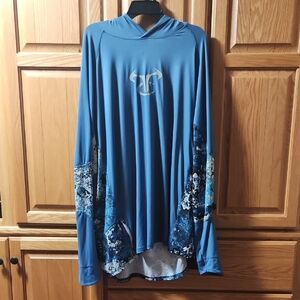 True Timber Blue Long Sleeve Men's Outdoor Long Sleeve Shirt